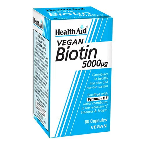 HealthAid Biotin, 60 Capsules