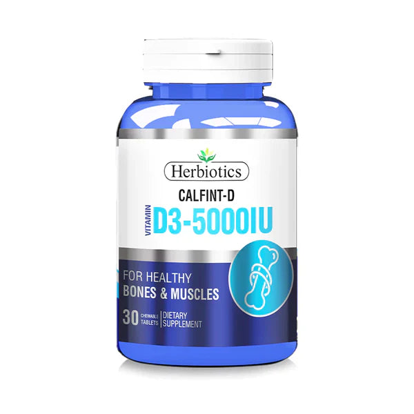 Herbiotics Calfint-D (D3 5000 IU),30 Chewable Tablets