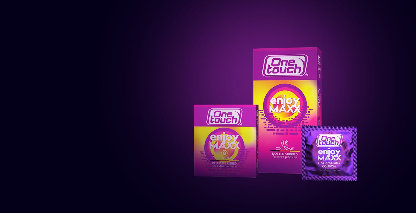 One Touch Enjoy Max Condom - 3 Pcs - Passion Pulse