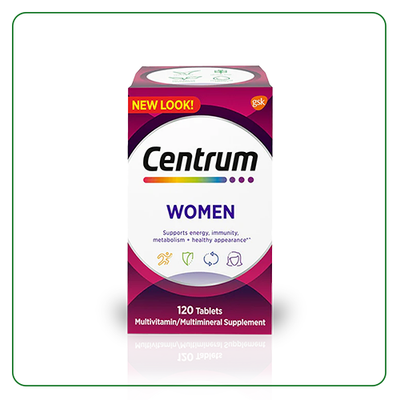 Centrum Women Multivitamin 120 Tablets – Daily Health Supplement for Women in Pakistan