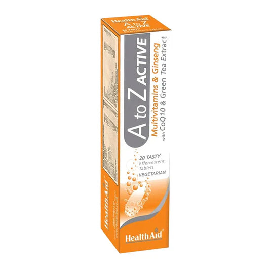 HealthAid A to Z Active Effervescent,20 Tablets