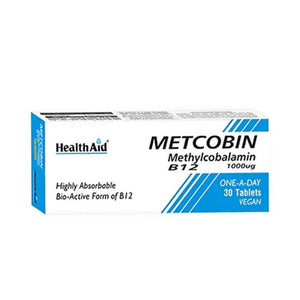 HealthAid Metcobin Methylcobalamin, 30 Tablets