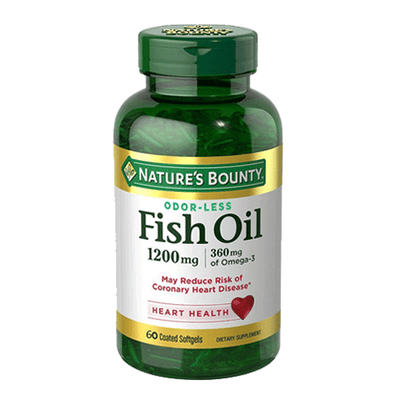 Nature's Bounty Fish Oil 1200mg Plus Omega-3 - 60 Tablets