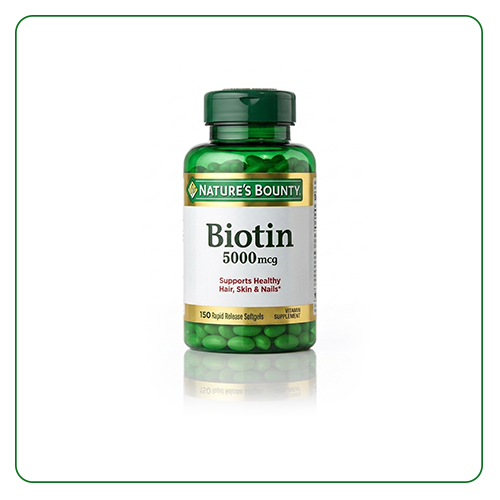 Nature's Bounty Biotin 5000 mcg, 150 Softgels