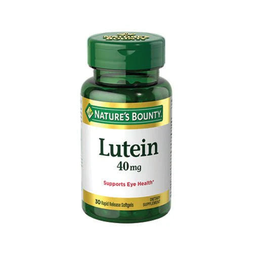 Nature's Bounty Lutein 40 mg 30 Softgels Bottle - PakVitamins