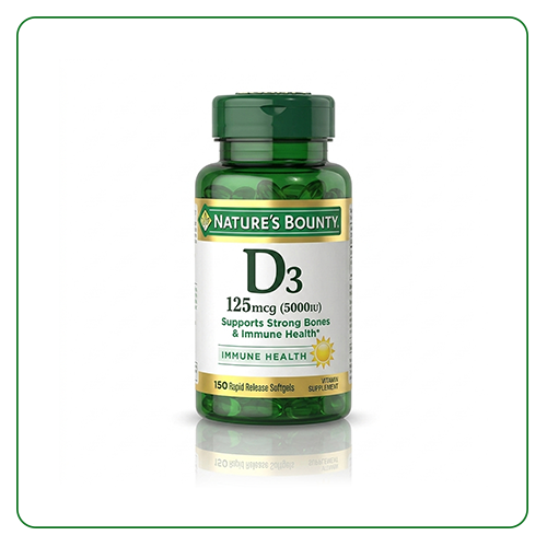 Nature's Bounty Vitamin D3 5000 IU, 150 Softgels