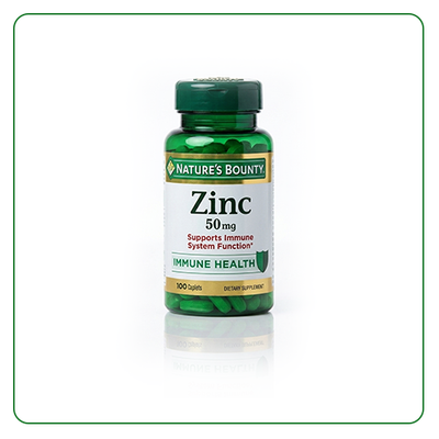 Nature's Bounty Zinc 50mg, 100 Caplets