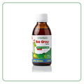 Bottle of Nutrifactor Bio Grow Syrup on a white background