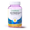 Pak Vitamins A bottle of Nutrifactor Normega 1000 Omega-3 Fish Oil with 30 softgels.