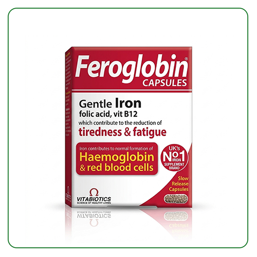 Vitabiotics Feroglobin B12 Capsules, 30 Capsules