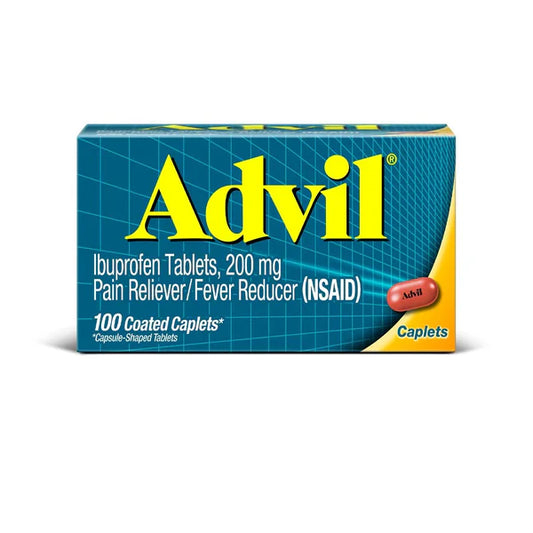 Advil Tablets 200mg, 100 Tablets