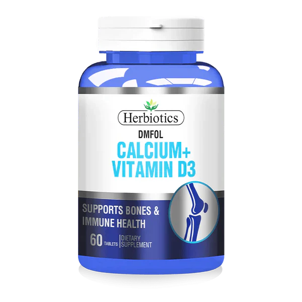 Herbiotics Dmfol (Calcium + Vitamin D3),60 Tablets