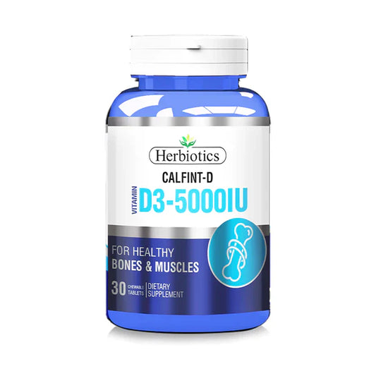 Herbiotics Calfint-D (D3 5000 IU),30 Chewable Tablets