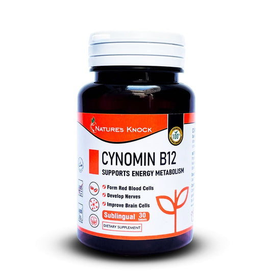 Natures Knock Cynomin B12 - 30 Tablets